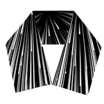 Black And White Hyperspace Print Scarf