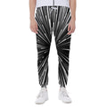 Black And White Hyperspace Print Joggers