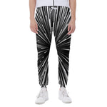 Black And White Hyperspace Print Scuba Joggers