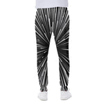 Black And White Hyperspace Print Scuba Joggers