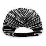 Black And White Hyperspace Print Snapback Cap