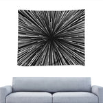 Black And White Hyperspace Print Tapestry