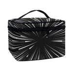 Black And White Hyperspace Print Travel Makeup Bag