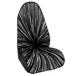 Black And White Hyperspace Print Waterproof Car Seat Cover