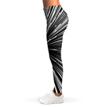 Black And White Hyperspace Print Women's Leggings