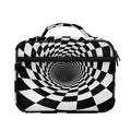 Black And White Hypnotic Illusion Print Briefcase Bible Bag