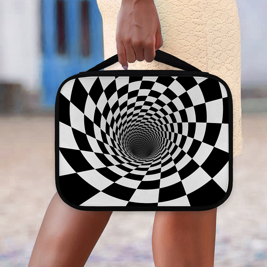 Black And White Hypnotic Illusion Print Classic Bible Case