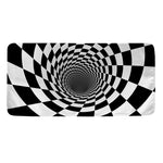 Black And White Hypnotic Illusion Print Towel