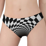 Black And White Hypnotic Illusion Print Women's Panties