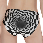 Black And White Hypnotic Illusion Print Women's Panties