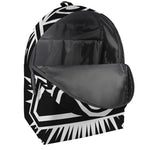 Black And White Illuminati Print Backpack