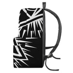 Black And White Illuminati Print Backpack