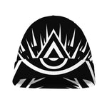 Black And White Illuminati Print Beanie