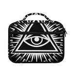 Black And White Illuminati Print Briefcase Bible Bag