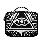 Black And White Illuminati Print Briefcase Bible Bag