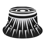 Black And White Illuminati Print Bucket Hat