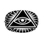 Black And White Illuminati Print Car Side Mirror Covers