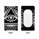Black And White Illuminati Print Changing Pad Cover
