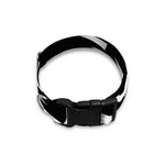 Black And White Illuminati Print Dog Collar