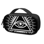 Black And White Illuminati Print Insulin Cooler Travel Case