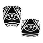 Black And White Illuminati Print Office Chair Cover