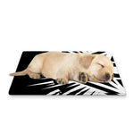 Black And White Illuminati Print Pet Cooling Mat Cover