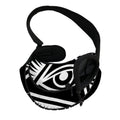 Black And White Illuminati Print Pet Sling Carrier