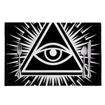 Black And White Illuminati Print Placemat