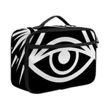 Black And White Illuminati Print Portable Lunch Bag