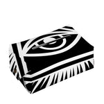 Black And White Illuminati Print Rectangle Tissue Box Cover