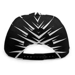 Black And White Illuminati Print Snapback Cap