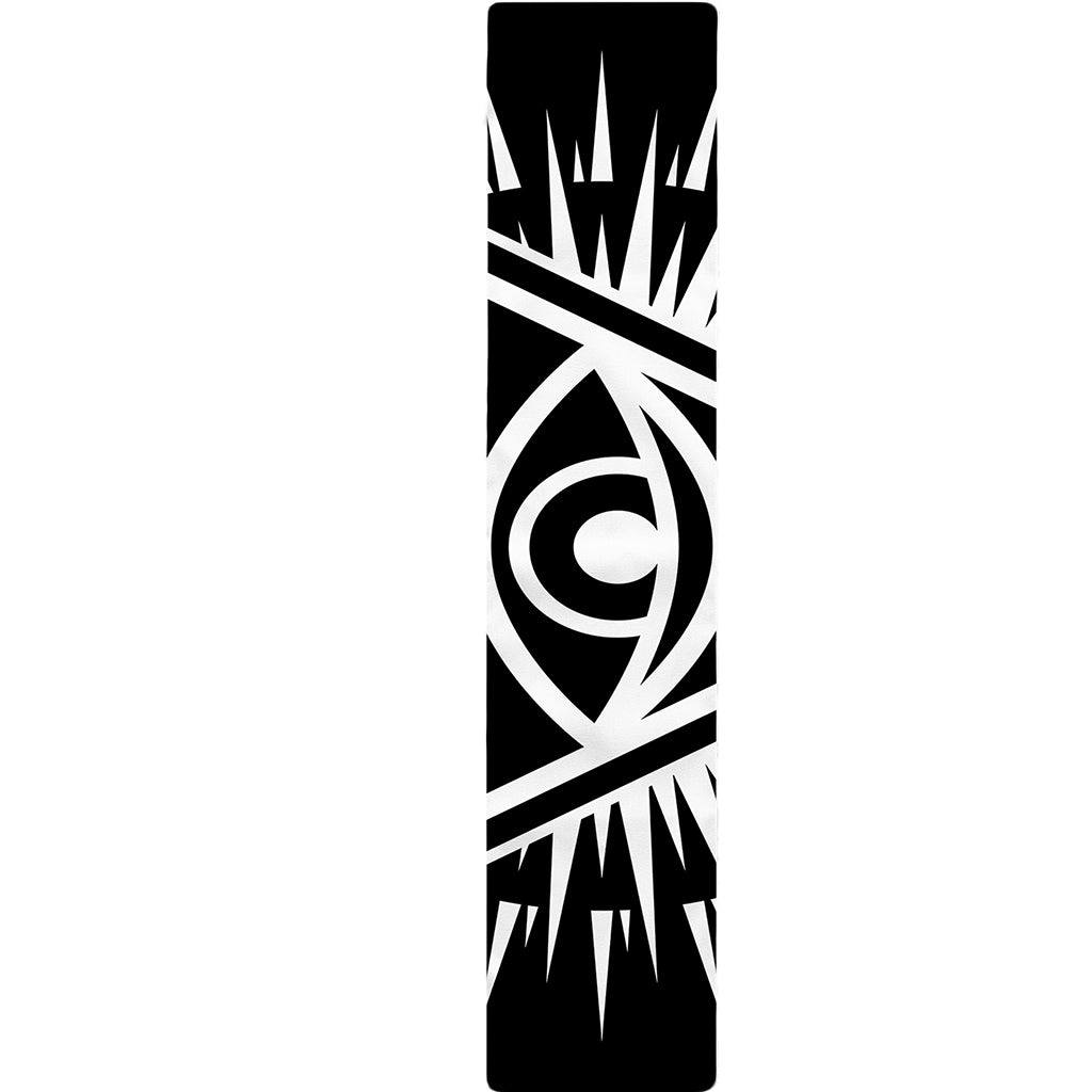 Black And White Illuminati Print Table Runner