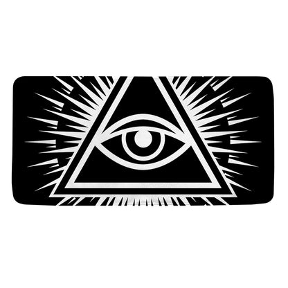 Black And White Illuminati Print Towel