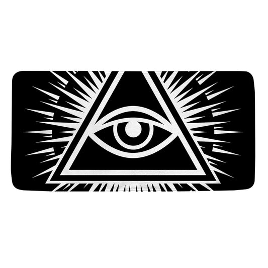 Black And White Illuminati Print Towel