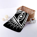 Black And White Illuminati Print Towel