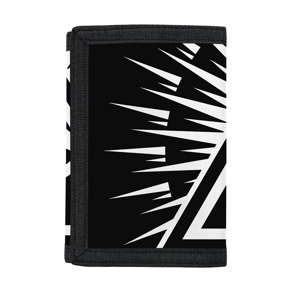 Black And White Illuminati Print Trifold Wallet