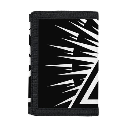 Black And White Illuminati Print Trifold Wallet