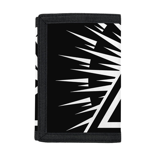 Black And White Illuminati Print Trifold Wallet