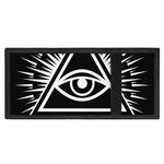 Black And White Illuminati Print Trifold Wallet