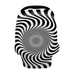 Black And White Illusory Motion Print Baby Seat Cover
