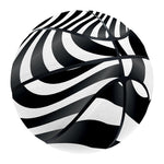 Black And White Illusory Motion Print Basketball