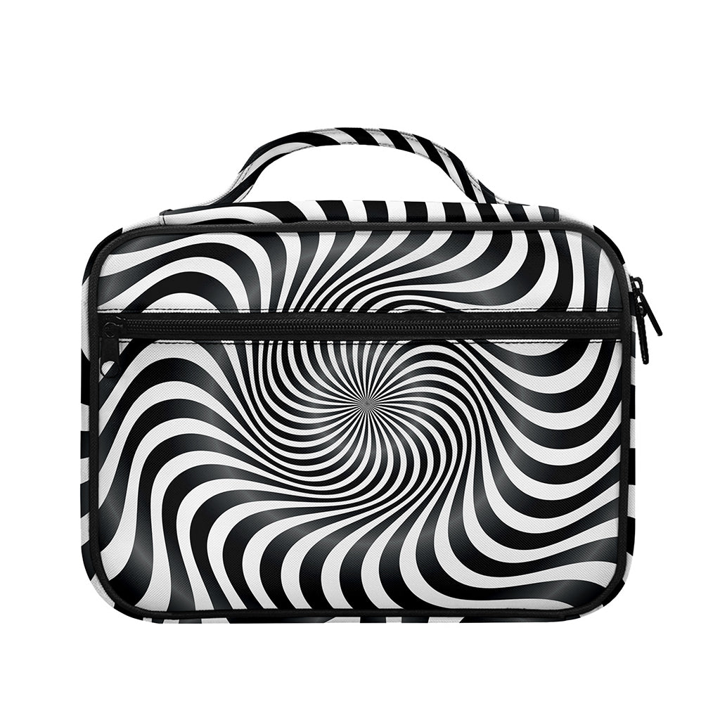 Black And White Illusory Motion Print Briefcase Bible Bag