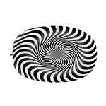 Black And White Illusory Motion Print Car Side Mirror Covers