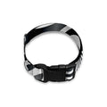 Black And White Illusory Motion Print Dog Collar
