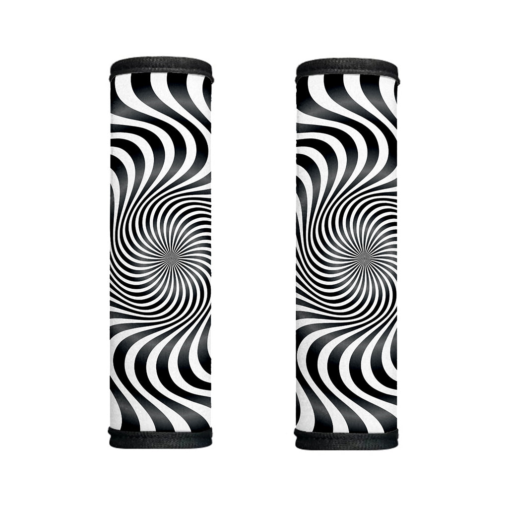 Black And White Illusory Motion Print Handle Covers