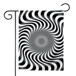 Black And White Illusory Motion Print House Flag