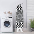 Black And White Illusory Motion Print Ironing Board Cover