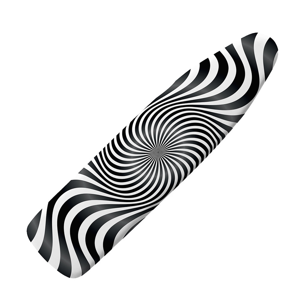 Black And White Illusory Motion Print Ironing Board Cover