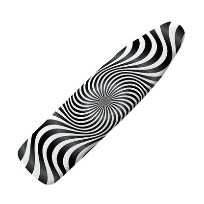 Black And White Illusory Motion Print Ironing Board Cover