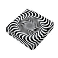 Black And White Illusory Motion Print Outdoor Seat Cushion Cover